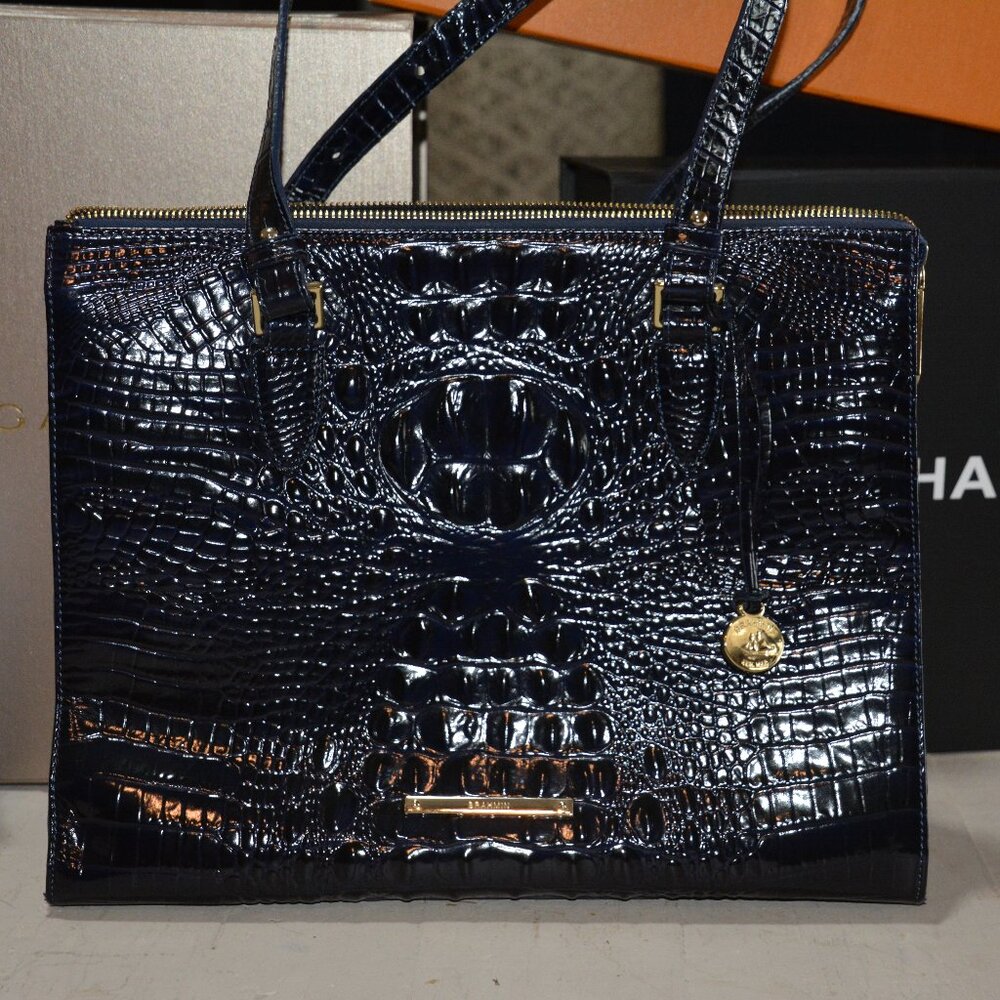 Brahmin Finley Carryall in Ink Melbourne